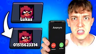 ich tat meine HANDYNUMMER in meinen BRAWL STARS NAMEN und das passierte Anonymer Anruf [upl. by Annoval]