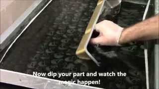 Basic process for hydrographic dipping [upl. by Nyla]