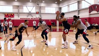 LeBron James amp Anthony Davis at Team USA Olympics Practice Day 4 [upl. by Chatav]