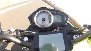 Z750 2016 top speed 299 kmh [upl. by Adolph]