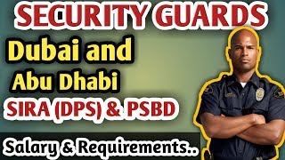 Security Guards  DPSSIRA and PSBD Security Process in Detail  Dubai And Abu Dhabi [upl. by Eziechiele]