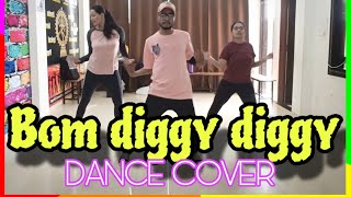 Bom diggy  Zack knight  Jasmin Walia Vishal Dance Crew  sonu ke titu ki sweety easy dance steps [upl. by Randie]