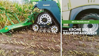 KRONE BiG X Raupenfahrwerk [upl. by Alyahsal640]