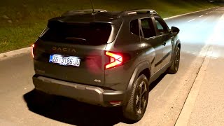 New DACIA DUSTER 2024  NEW HEADLIGHTS test amp demonstration in the dark [upl. by Mandeville]