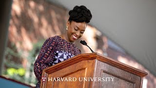 Author Chimamanda Ngozi Adichie addresses Harvards Class of 2018 [upl. by Mahseh112]