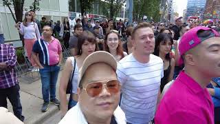 PRIDE TORONTO 38  June 30 2024  One of the Worlds Largest Pride Parades  Yonge amp Dundas Area [upl. by Enelcaj]