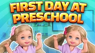 Barbie  The Twins First Day at Preschool  Ep97 [upl. by Coussoule860]