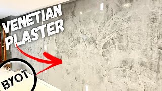 HOW TO APPLY VENETIAN PLASTER [upl. by Lubeck]