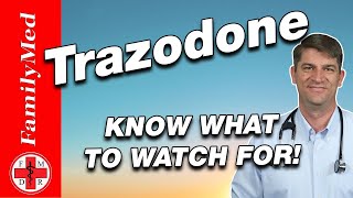 TRAZODONE FOR INSOMNIA  Learn the Side Effects and What to Expect [upl. by Ydoj]