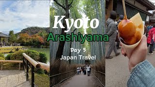 JAPAN TRAVEL 2023 Kyoto Trip  Tenryuji Temple Bamboo Forest and Sagano Romantic Train [upl. by Epuladaugairam]