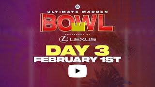 Madden 24 Ultimate Madden Bowl  Day 3  Madden Championship Series [upl. by Ettezel916]