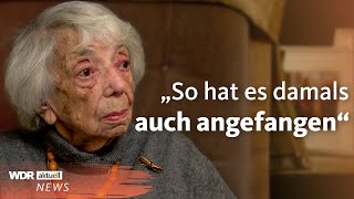 HolocaustÜberlebende Margot Friedländer im Gespräch  WDR Aktuelle Stunde [upl. by Chretien]