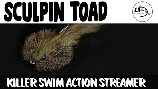 Fly Tying Tutorial Sculpin Toad  Realistic STREAMER pattern [upl. by Danita]