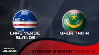 Africa Cup of Nations qualification live sream Cape Verde  Mauritania [upl. by Kristien]