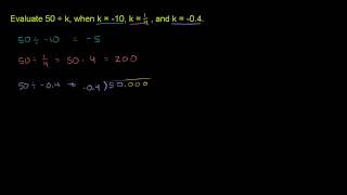 Dividing real numbers with different signs [upl. by Jessika]