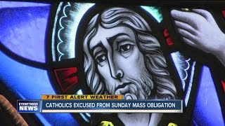 Catholics Excused from Sunday Mass Obligation [upl. by Chong]