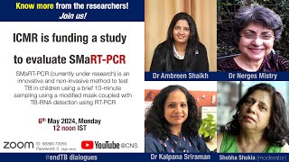 LIVE SMaRTPCR researchers share insights on modified mask  RTPCR to find TB in children [upl. by Yerag]