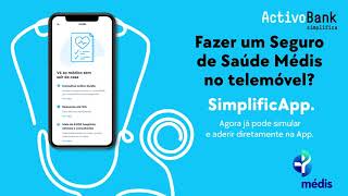 Seguro Médis na App  ActivoBank [upl. by Owades]