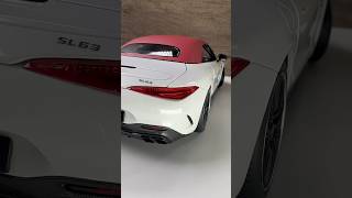 2022 WHITE MERCEDES SL63 AMG Roadster Diecast 118cardiecastcarmercedesamgshortstiktok [upl. by Nedearb]