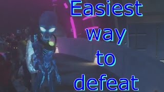 How to EASILY defeat Zombies in Spaceland Easter Egg Alien boss fight Infinite Warfare Patched [upl. by Nananne203]