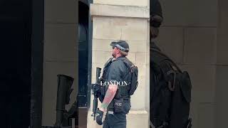 Crazy king guard horse royalhorseguard buckinghampalace horseguard tourist [upl. by Seumas262]