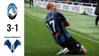 Atalanta vs Verona 31 Serie A  Match Highlights [upl. by Akieluz]