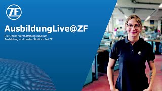 AusbildungLiveZF – Virtueller Ausbildungstag Schweinfurt [upl. by Ajnin]