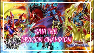 GAIA THE DRAGON CHAMPION COMBO RANKED GAMEPLAY YuGiOh Master Duel masterduel gaia [upl. by Nivle30]