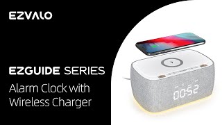 EzChrono Air  Alarm Clock with Charger Quick Start Guide [upl. by Parry]