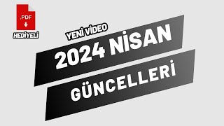 Nisan Güncelleri kpss kpssgüncelbilgiler [upl. by Anitsirhc]