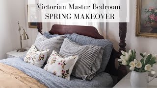 Spring Makeover  Victorian Farmhouse Master Bedroom [upl. by Ecylahs]