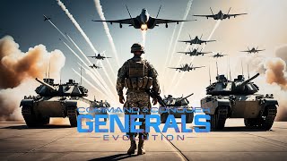 Generals Evolution Gameplay  USA Super Weapon With Aroura Air Cover [upl. by Eirehs]