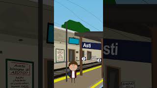 TRENITALIA  Gli Annunci pt 8  Quando prendi il TRENO shorts treni humour [upl. by Radu]