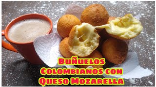 Buñuelos colombianos desde cero con queso mozzarella  Buñuelos Colombianos  Como Preparar Buñuelos [upl. by Nas990]