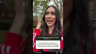 Lauren Gottlieb mentioning me [upl. by Atnom]