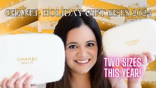 Chanel 2024 Holiday Gift Set LINKS amp Unboxing  Two Chanel Gift Set Bag Sizes [upl. by Cirdes]