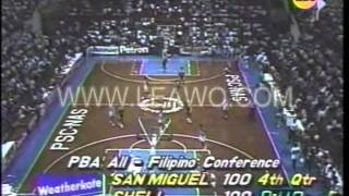 1992 PBA AllFilipino Shell vs San Miguel [upl. by Meriel]