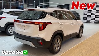 KIA SELTOS 2024 New Updated Model  SELTOS HTK 2024 White Colour Review [upl. by Follansbee]