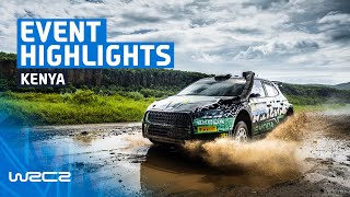 WRC2 Event Highlights  WRC Safari Rally Kenya 2024 [upl. by Shinberg139]