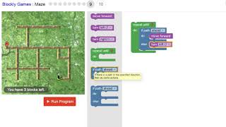 Blockly Maze Level 9 Solution [upl. by Asle448]
