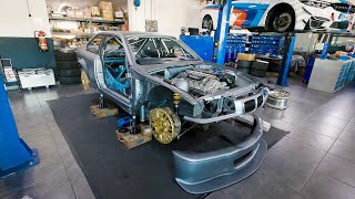 Team Schirmer BMW E36 M3 GTR Build  First Look [upl. by Deva]