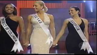 MISS USA 2001 Top 3 Announcement [upl. by Gnet]