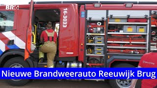 Nieuwe Brandweerauto voor Brandweer Reeuwijk [upl. by Anelim2]