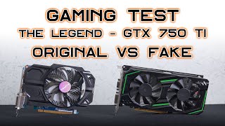 Original vs Fake GTX 750 Ti Gaming Benchmark  perbandingan VGA kere hore budget 500 ribuan [upl. by Rotberg]