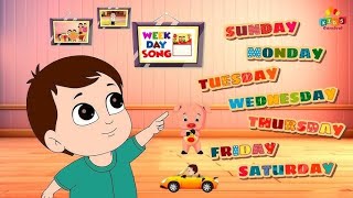 days of the week song🌈 cartoon song🌈little fairy cartoon [upl. by Merritt357]