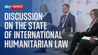 Munich Security Conference Discussion on the state of International Humanitarian Law [upl. by Roswald]