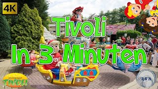 Amusementspark Tivoli In 3 Minuten 4K [upl. by Olethea]