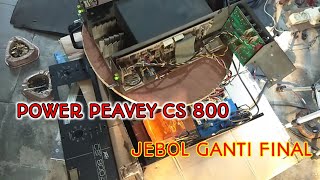 POWER PEAVEY CS 800 JEBOL  GANTI FINAL [upl. by Sahc722]