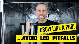 5 MISTAKES New Growers Make with LED Grow Lights [upl. by Aleydis]