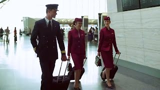 The Cabin Crew Life with Qatar Airways [upl. by Vergil]